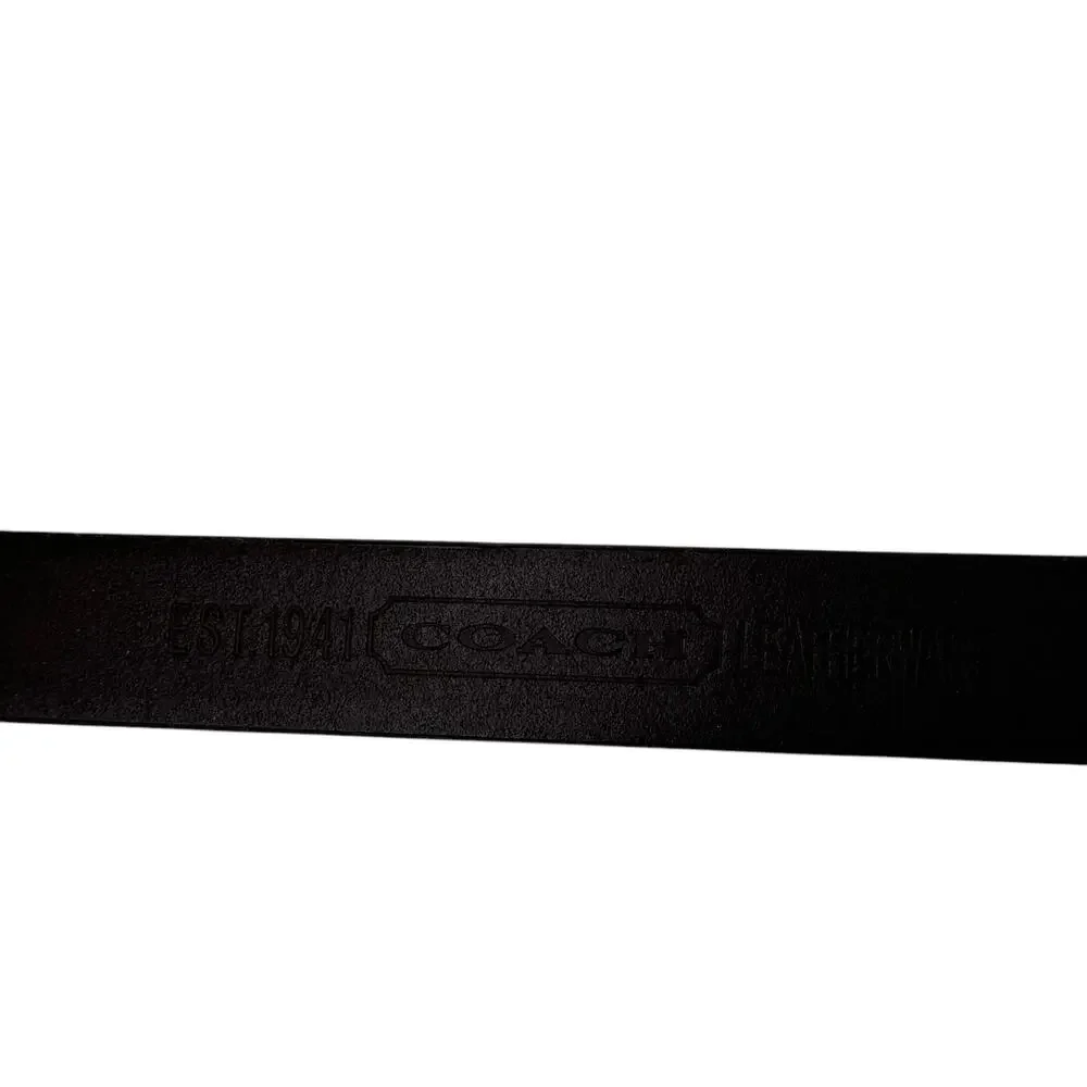 Coach Leather Dress Brown Buckle Belt Men's SZ 38